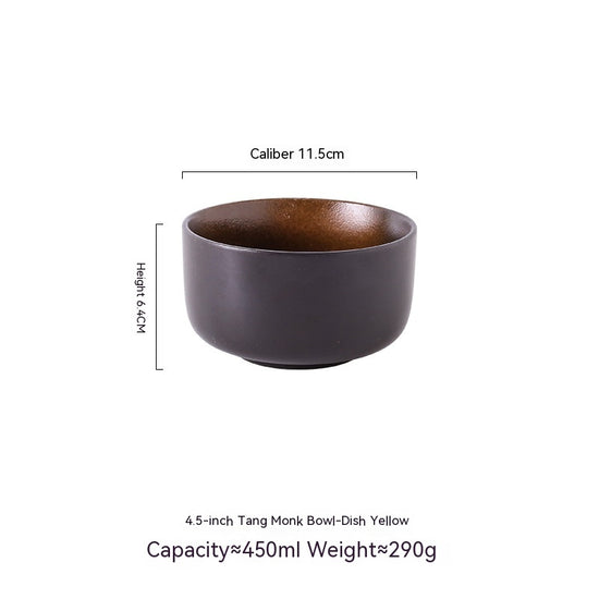 Ceramic Dining Bowl Set for Home and Restaurant Use